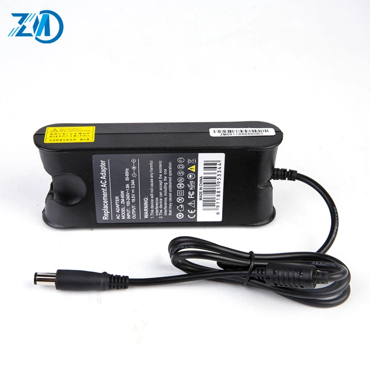19,5 В 3.34a 65 Вт для dell Оригинал адаптер ноутбук 65 Вт зарядное устройство
