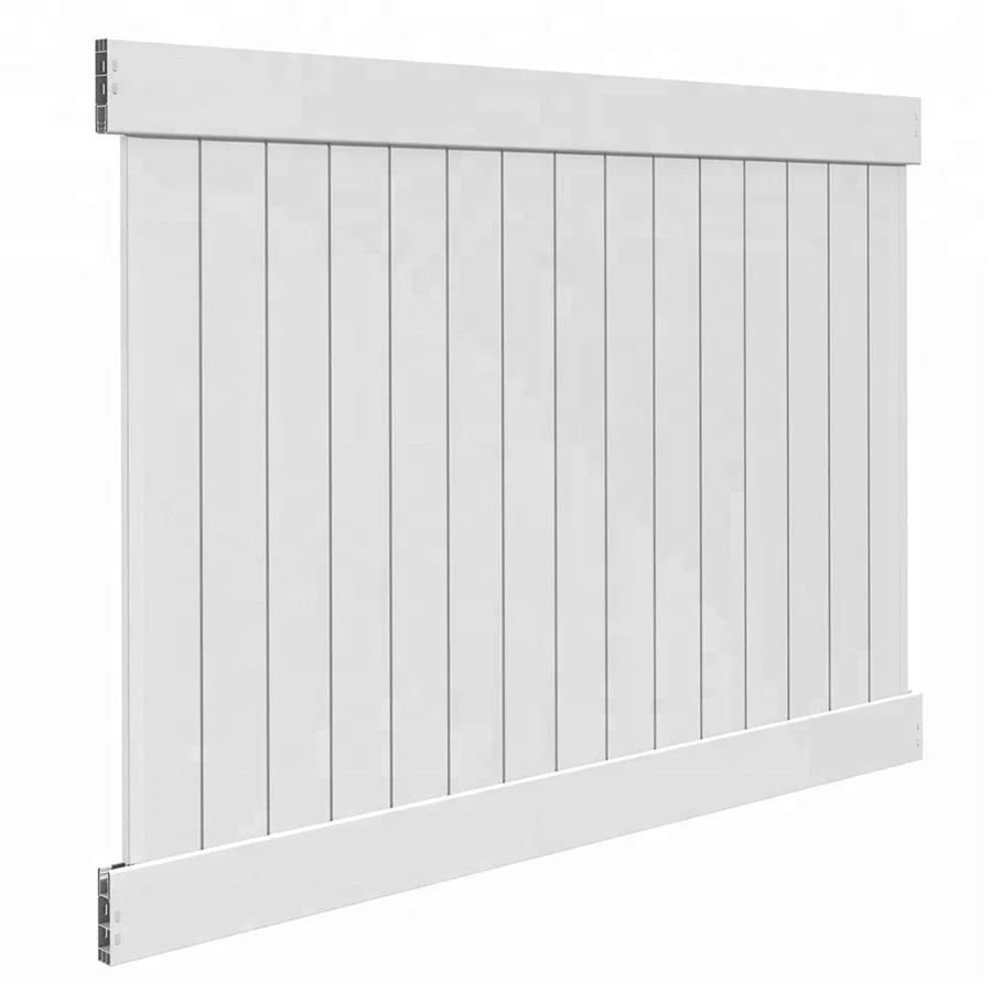 6ft.Hx8ft.W Premium virgin vinyl pvc privacy fence white