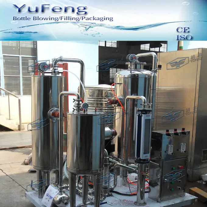 Yufeng China Factory 3000LPH Carbonated beverage mixing machine with 3 tanks