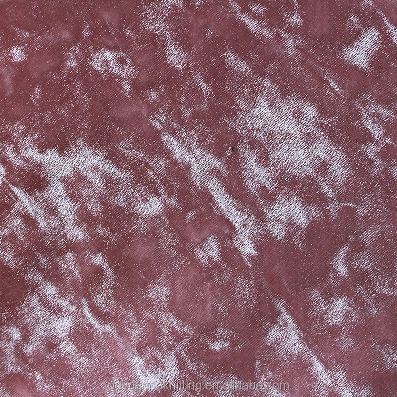 200-300gsm FDY Ice Crush Korea Velvet Stretchy Velour Fabric for Dress/Furniture/Garment
