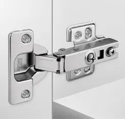 TOPCENT half-overlay soft close cabinet hydraulic furniture hardware concealed cabinet hinge