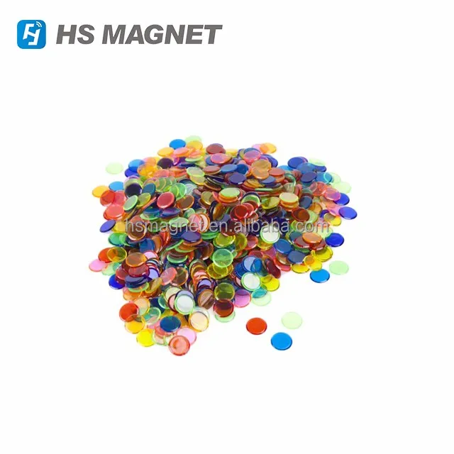 Factory Price Magnetic Bingo Chips Metallic Bingo Chips 100 Bingo Chips A Set