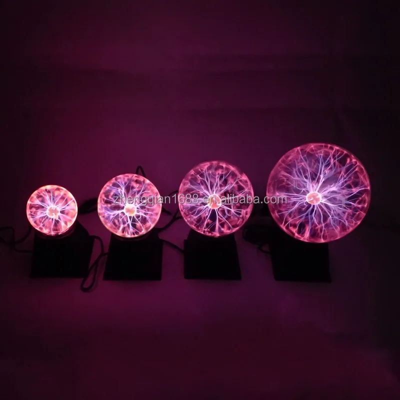 3 4 5 6 8 inch USB Plasma Ball, Magic Ball, led light magic spinning ball