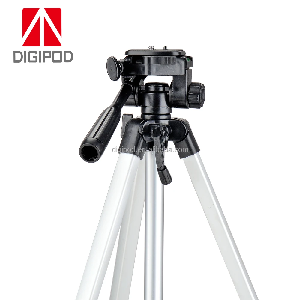 
Silver color 53 inch good price portable tripod stand for mobile phone camera 