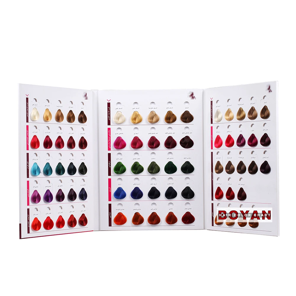 2019 Professional salon color catalog, hair color chart for Hair Color Cream/Hair Dye