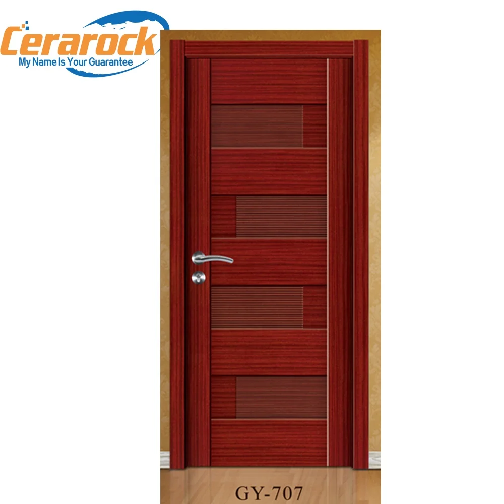 BEST SALA Moden design MDF WOODEN ROOM DOORS COATING PVC