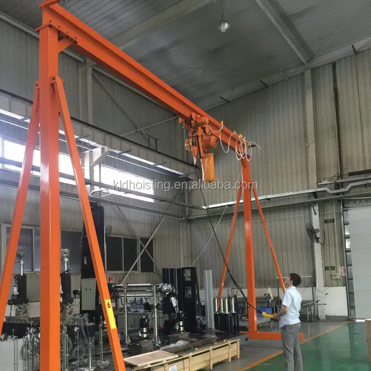 Portable Gate Type Crane with Easy and Quick Assembly