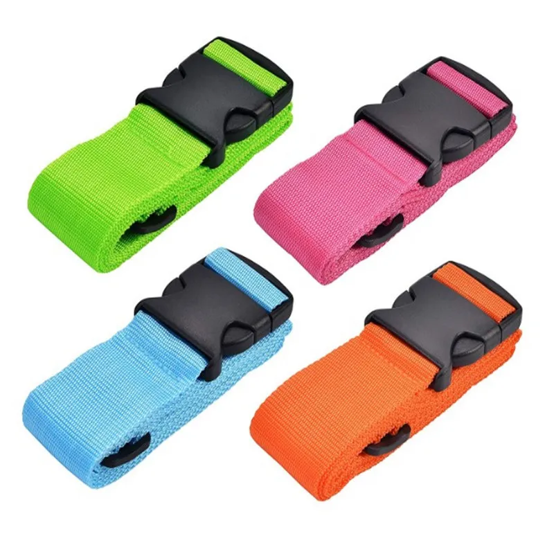 Promo custom adjustable travel nylon luggage belt strap