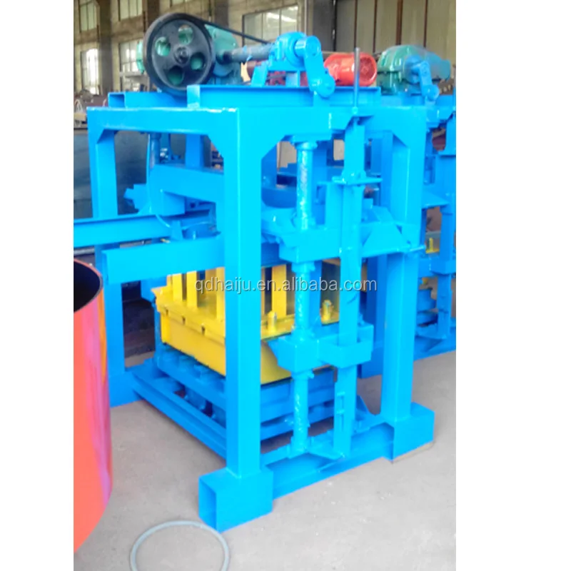 Moveable hydraulic concrete hollow brick making machine for sale