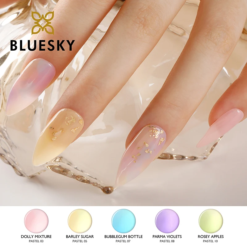 BLUESKY 2023 Latest Winter & spring kit gel polish full color uv gel nail  polish