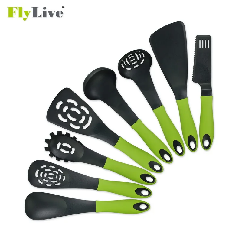 
6PCS PP Handle Kitchen Ware Tools Spatula Turner Non-Stick Utensil Set 