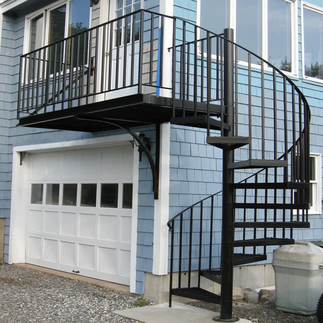 Outdoor Used Spiral Staircase Price/Modern Prefabricated Spiral Stair