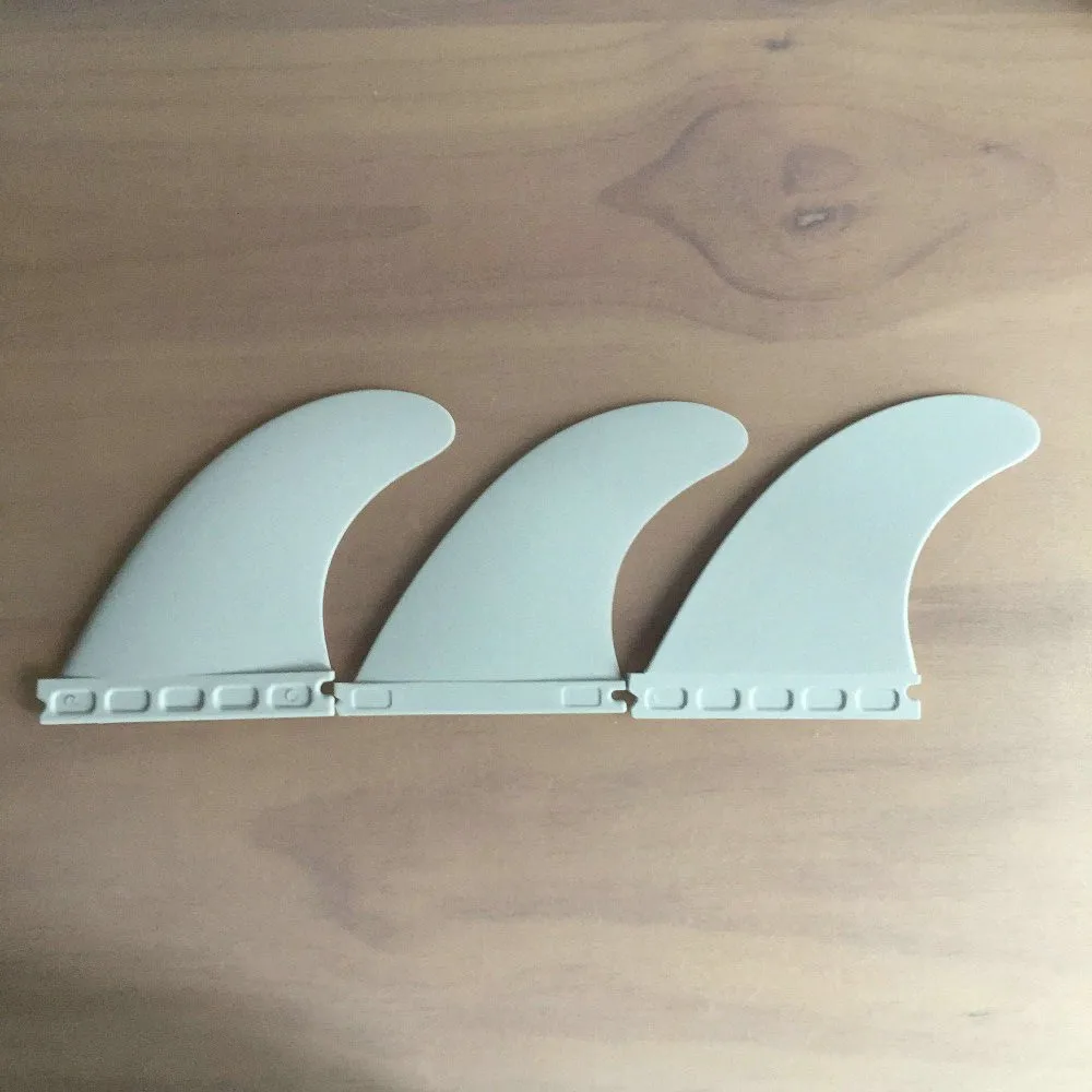 FS Dual Tab Surfboard Fins Single Tab Plastic Surf Fin Click Tab Nylon Fins for Surfing
