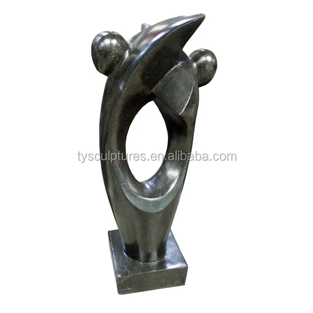 Stone abstract erotic boy and girl granite love couple statue