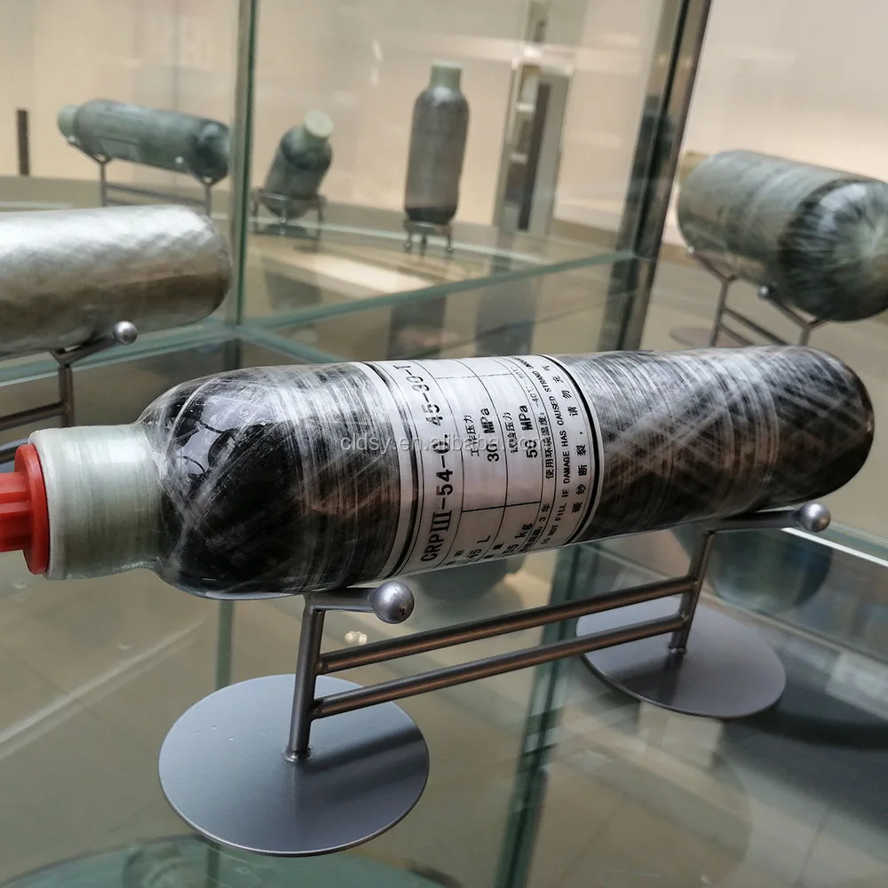 
30Mpa/300bar/4500Psi Type3 ce certificate paintball crossfire carbon fiber composite CO2 Air gun N2 gas cylinder 