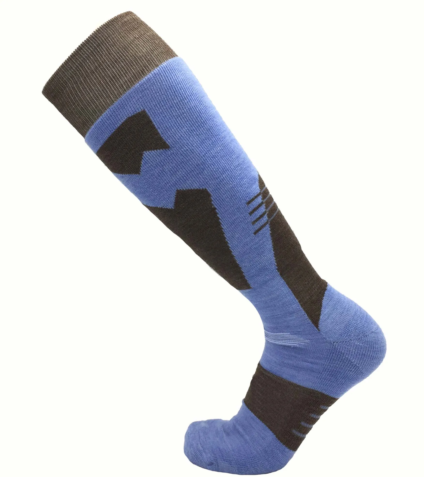 New knit knee high unisex warm snowboard 100% merino wool sock