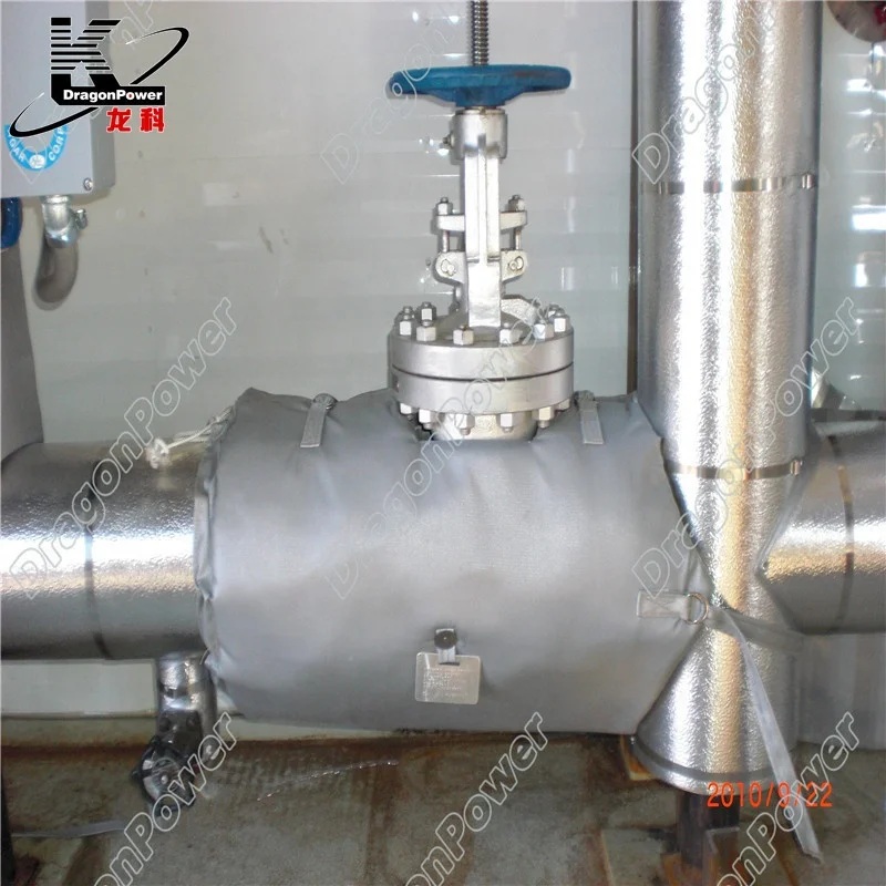 Industrial Thermal Insulation Jacket DN25-DN600 Ball Globe Valve 25mm Coated Glass Fiberglass Glass Fiber Silicon