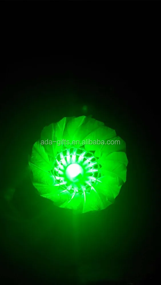 PU Cock flashing lighted badminton Shining Duck Feather Shuttlecock