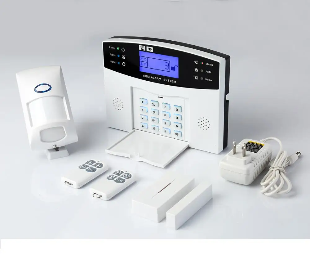 
Smart voice security 433/315mhz frequency automatic wireless GSM alarm system for bank,home,hospitalm 