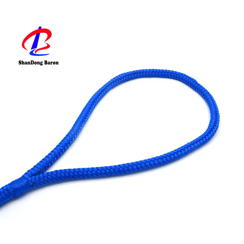 PP multifilament double braided rope mooring line