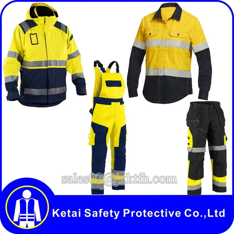 
China Manufacturer Work Overalls Flame Retardant Workwear 