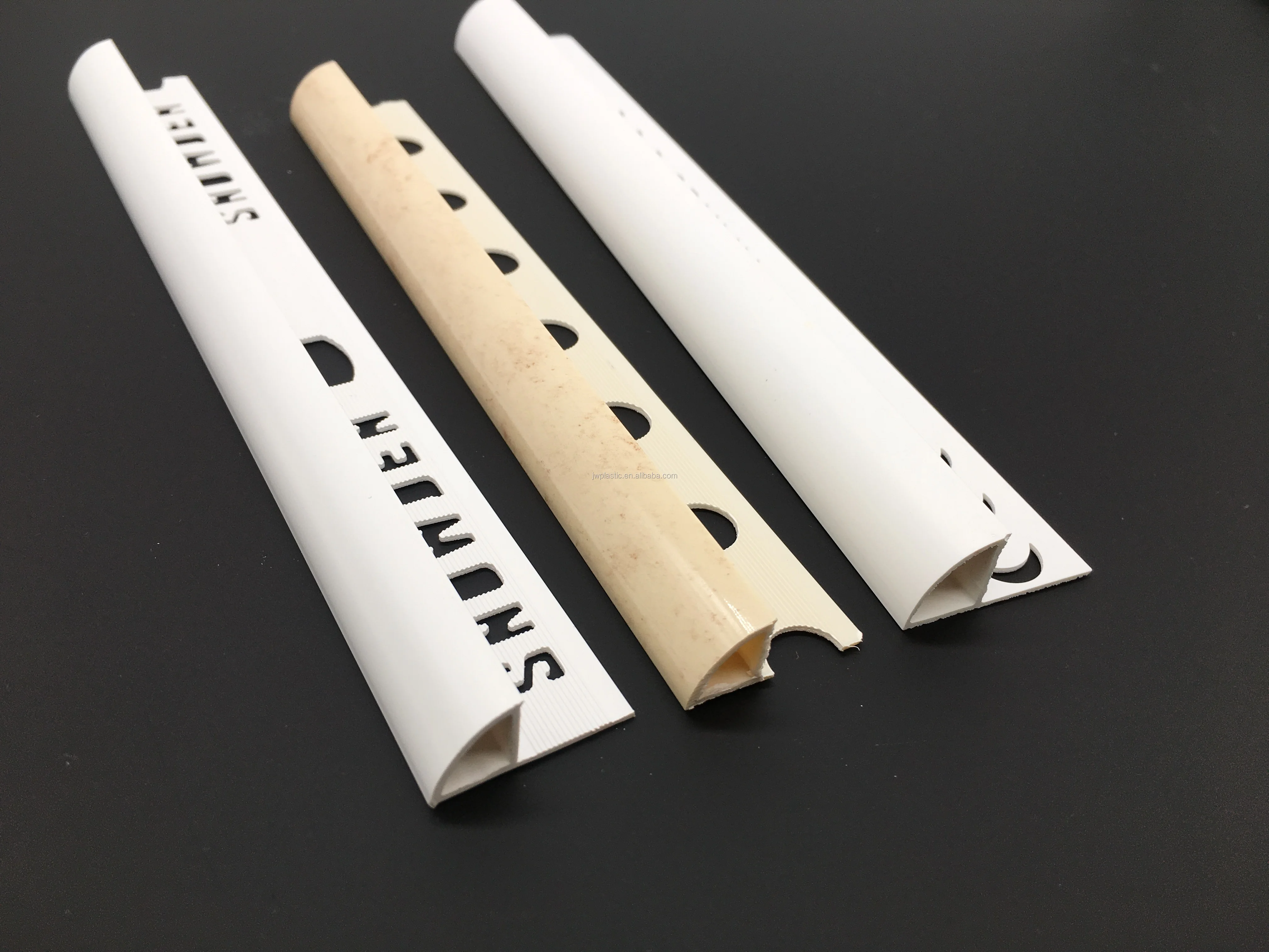 PVC Tile Decorative Profiles Plastic Ceramic Tile Edge Trim Factory