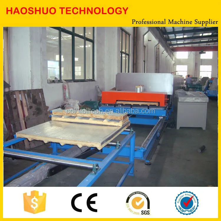 Линия по производству сэндвич-панелей из полиуретана машина для производства непрерывной сэндвич-панели