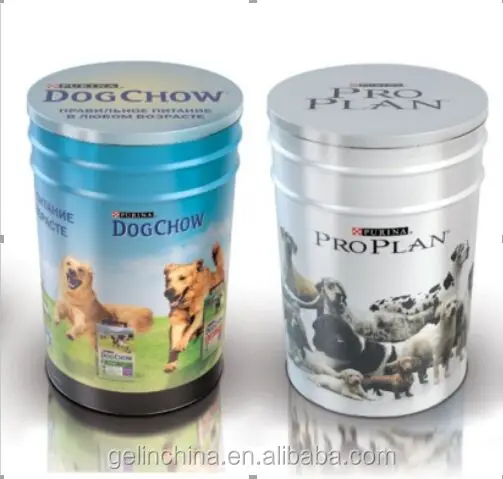 
DOG FOOD METAL DRUM 