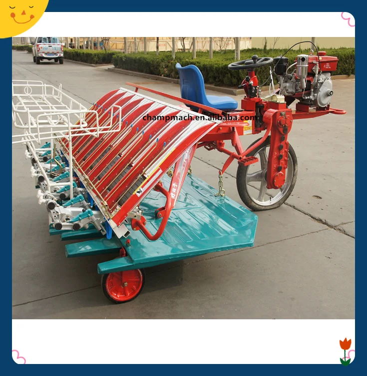 china cheap agriculture machinery automatic Diesel engine type paddy rice transplanter planting machine for sale