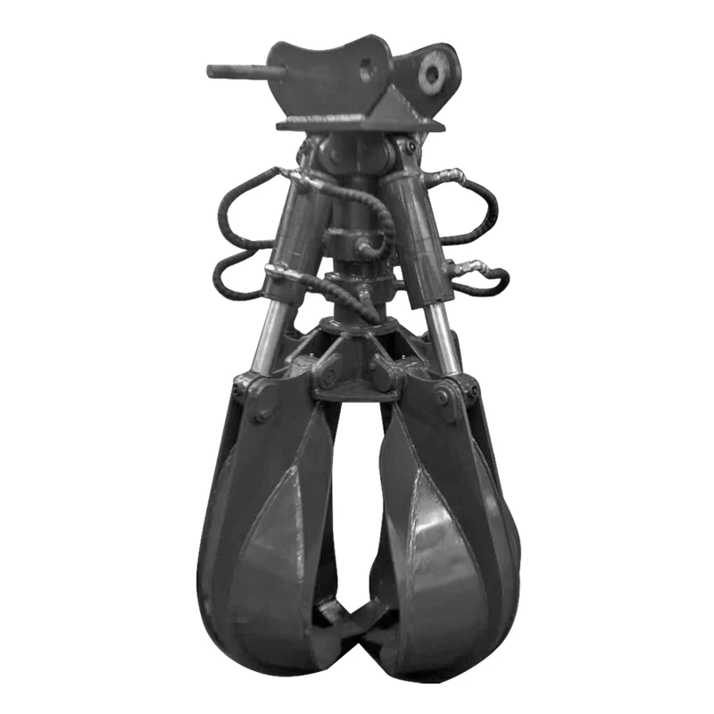 MONDE гидравлический экскаватор четырьмя зубьями апельсиновой корки грейфер