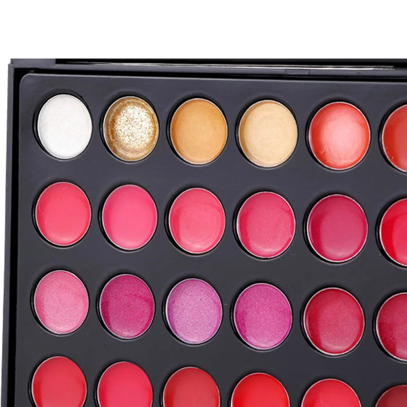 Лучшие цены рождественские подарки блеск для губ без этикетки 66 Цвет длительный блеск для губ Палитра