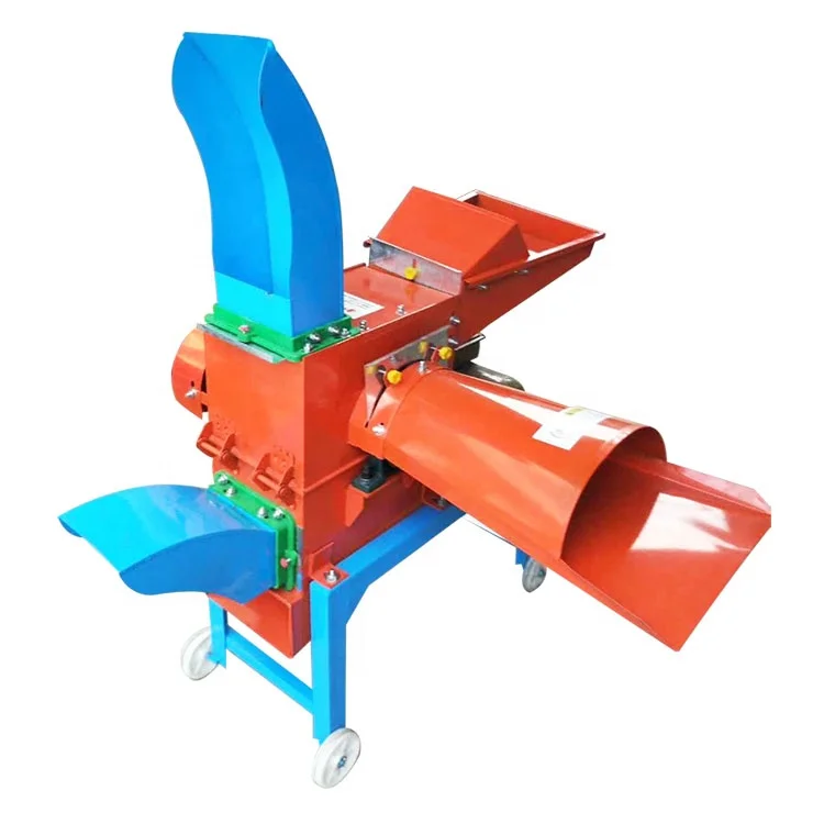 Семейный Электрический измельчитель травы для животных машина измельчения соломы корма