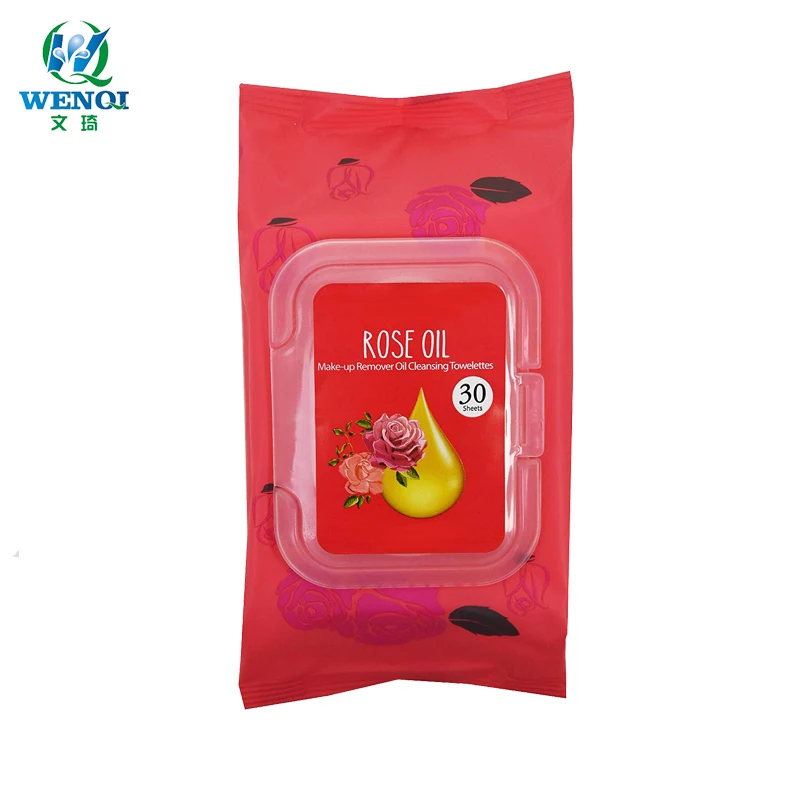 Make-up remover coconut oil cleansing towelettes