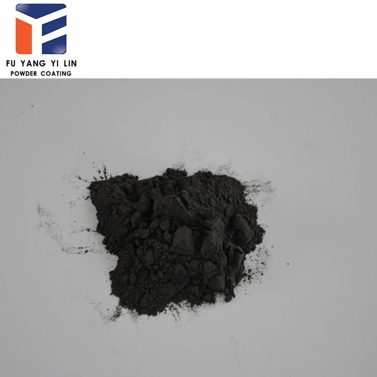 RAL 9005 Черный Матовый Цвет Порошковое Покрытие Для Внутреннего Применения