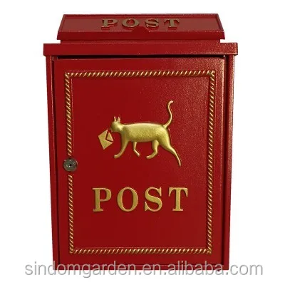 Sindom New Design Outdoor Wall Mount Residential Aluminium Mailbox