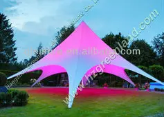 Dia. 10mx H 5m star shaped tent, star marquee, star shade