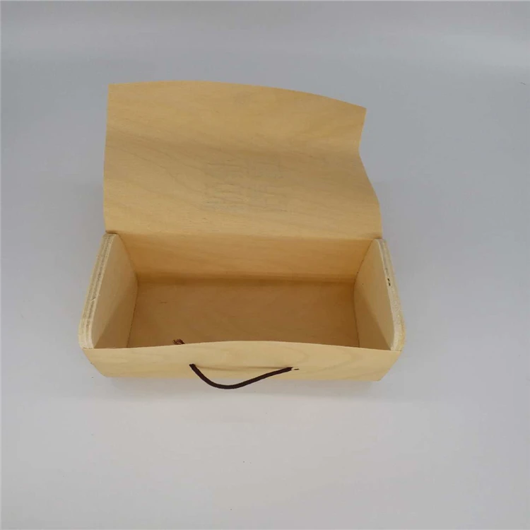 Birch veneer soft wood keepsake tea box
