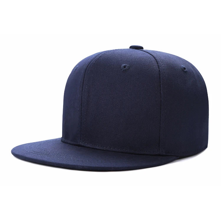 Wholesale High Quality Custom Logo Hip Hop 6 Panel Blank Snapback Hats