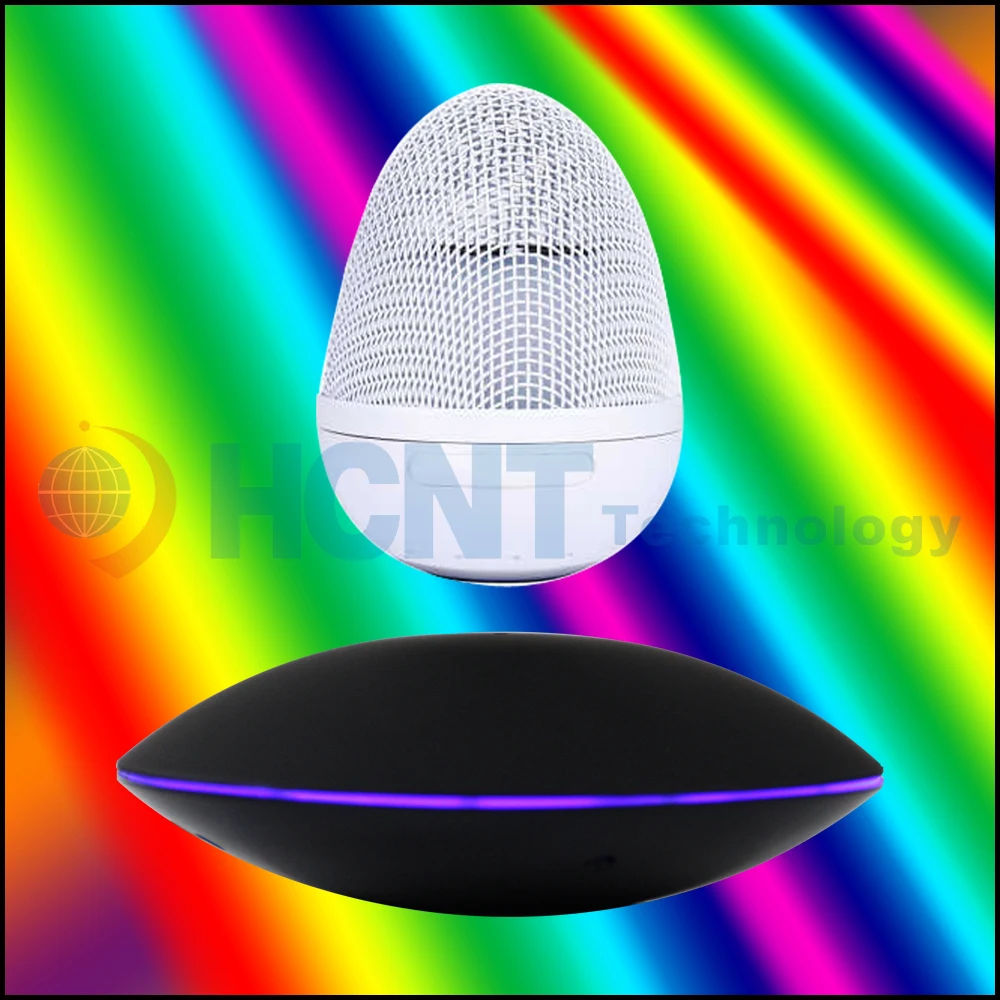 Лучшее качество touch key светодиодные ротари maglev Левитации bluetooth динамик