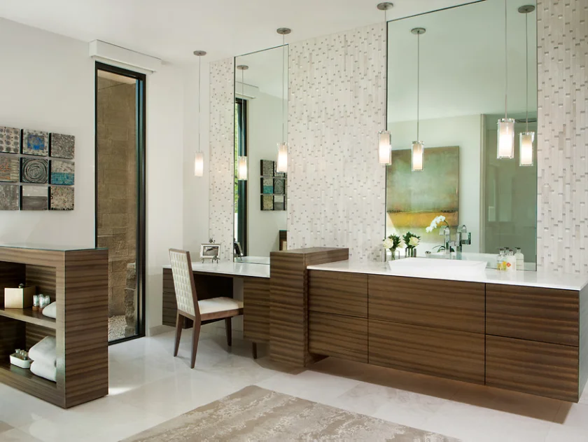 modern White shaker luxury solid wood double  Skirt bathtub used  bathroom cabinet