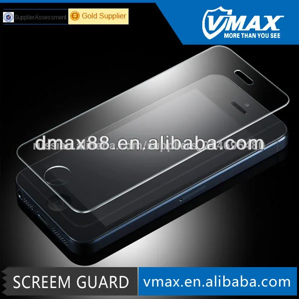 0.2mm закаленное стекло протектор экрана для iphone 5 цвет/odm службы( стекло щит)