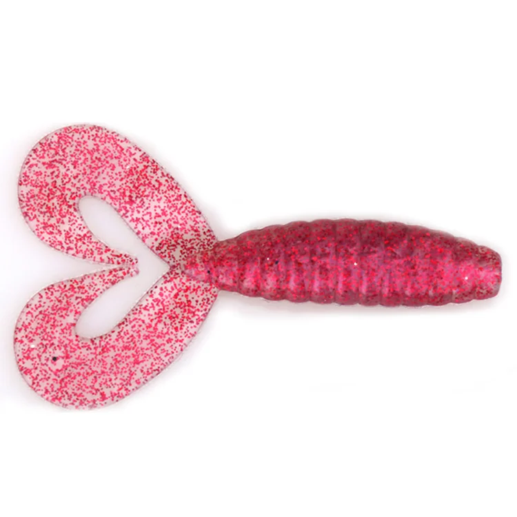 Hot sale high quality silica gel Two-tailed maggots fake fish bait