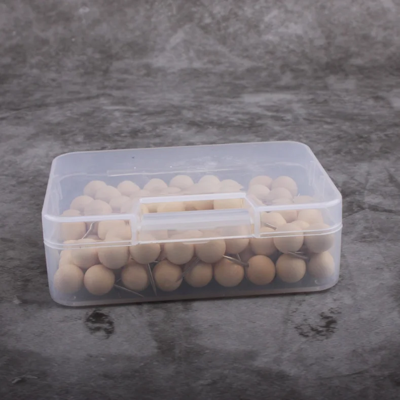 Wholesale wooden round head push pin with good price