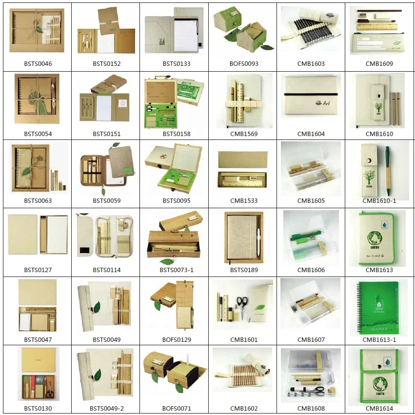 UNIQUE RECYCLED STATIONERY SET A4 & A5