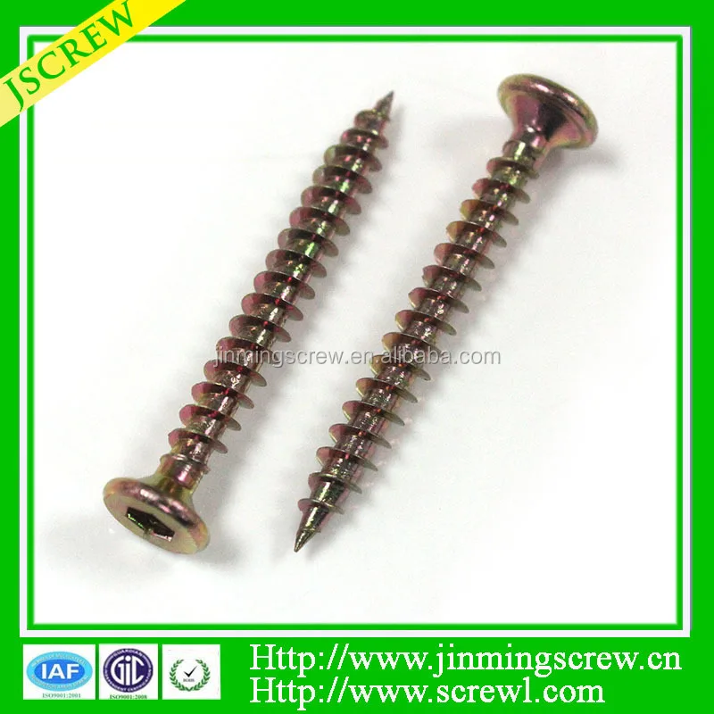 All size of Wood screw pozi double flat head chipboard screws