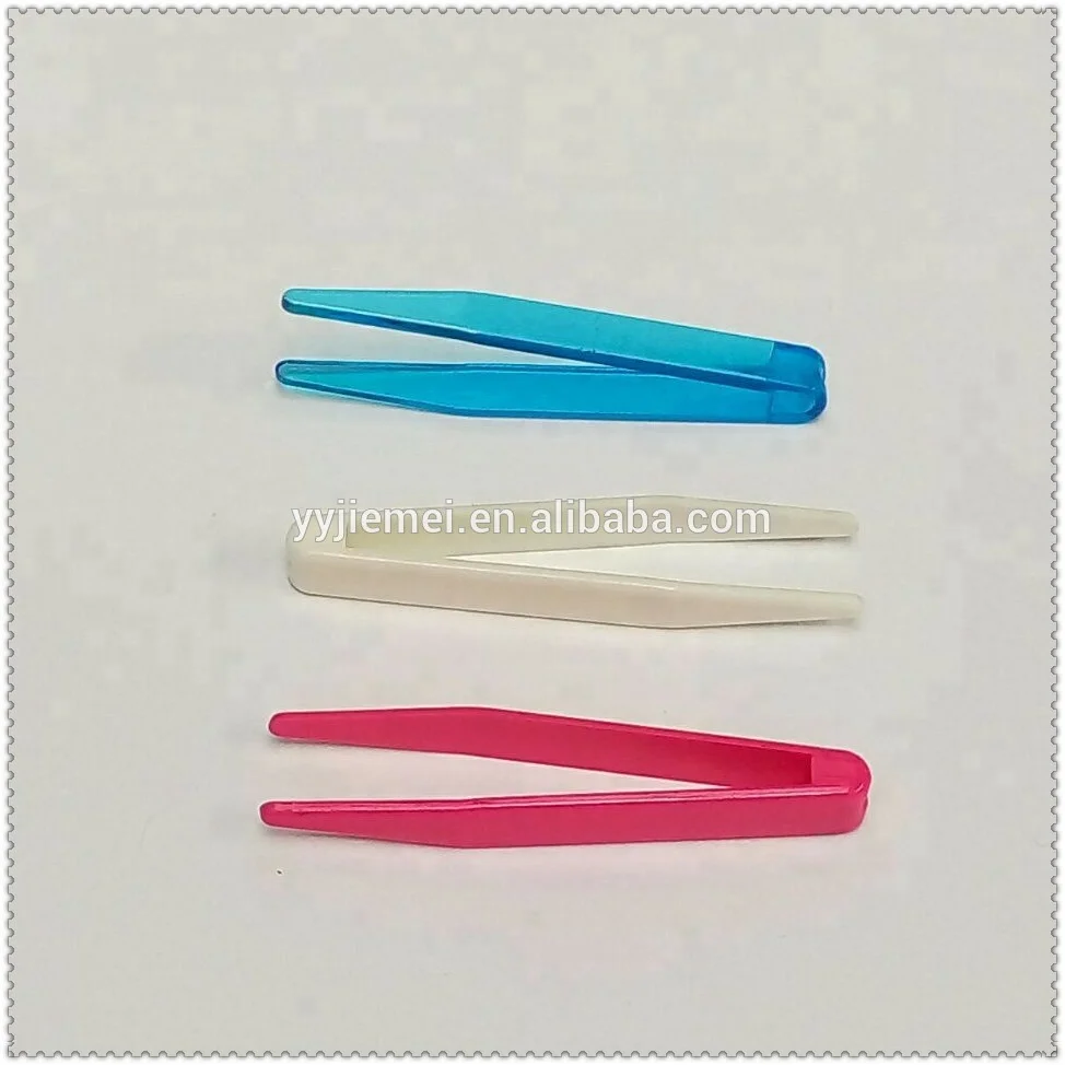 
cheap plastic contact lens tweezers 6cm 