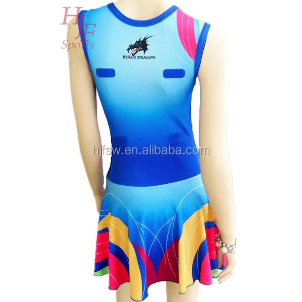 best quality custom sublimated red/royal netball bodysuit&uniform sport wear