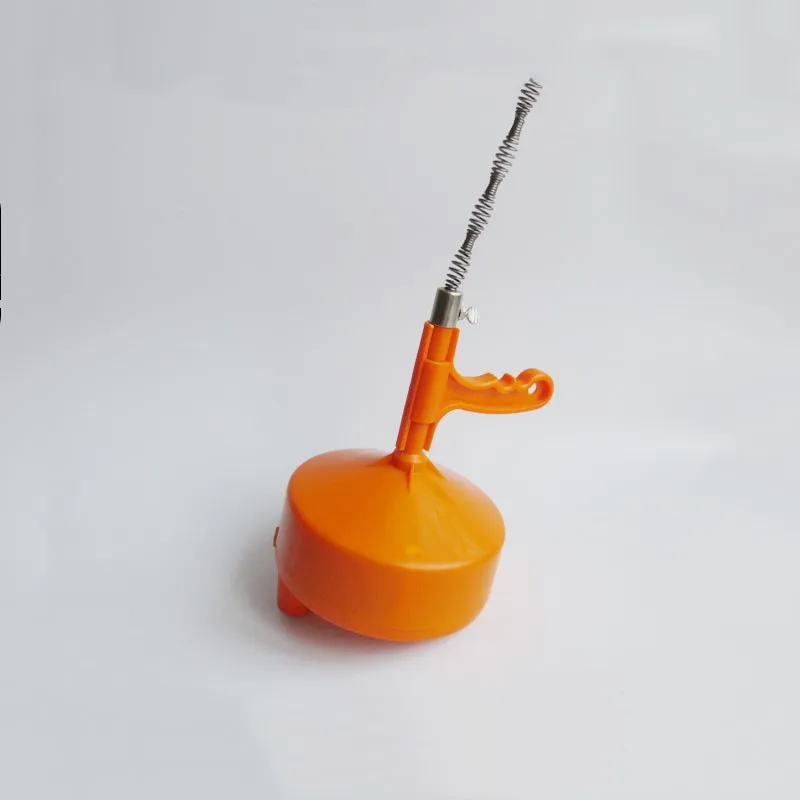 Plastic pipe shower drain cleaner