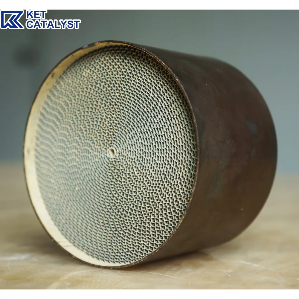 KET auto parts PGM honeycomb metal substrate catalyst caoting catalytic converter for gasoline cars
