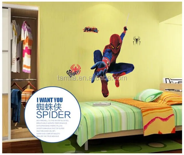 Removable XL Spiderman Wall Sticker